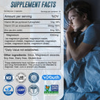 Magnesium 7 Complex Supplement Advanced with Glycinate Citrate Malate Chelate Taurate Orotate Aspartate, Capsules with Zinc, Vitamin D3 & B6 for Sleep, Muscle Relief, 60 Capsules