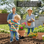 POMIKU 2PCS 27" Kids Shovels, Wood Handle & Metal Head Shovels for Digging Sand, Great for Beach & Garden
