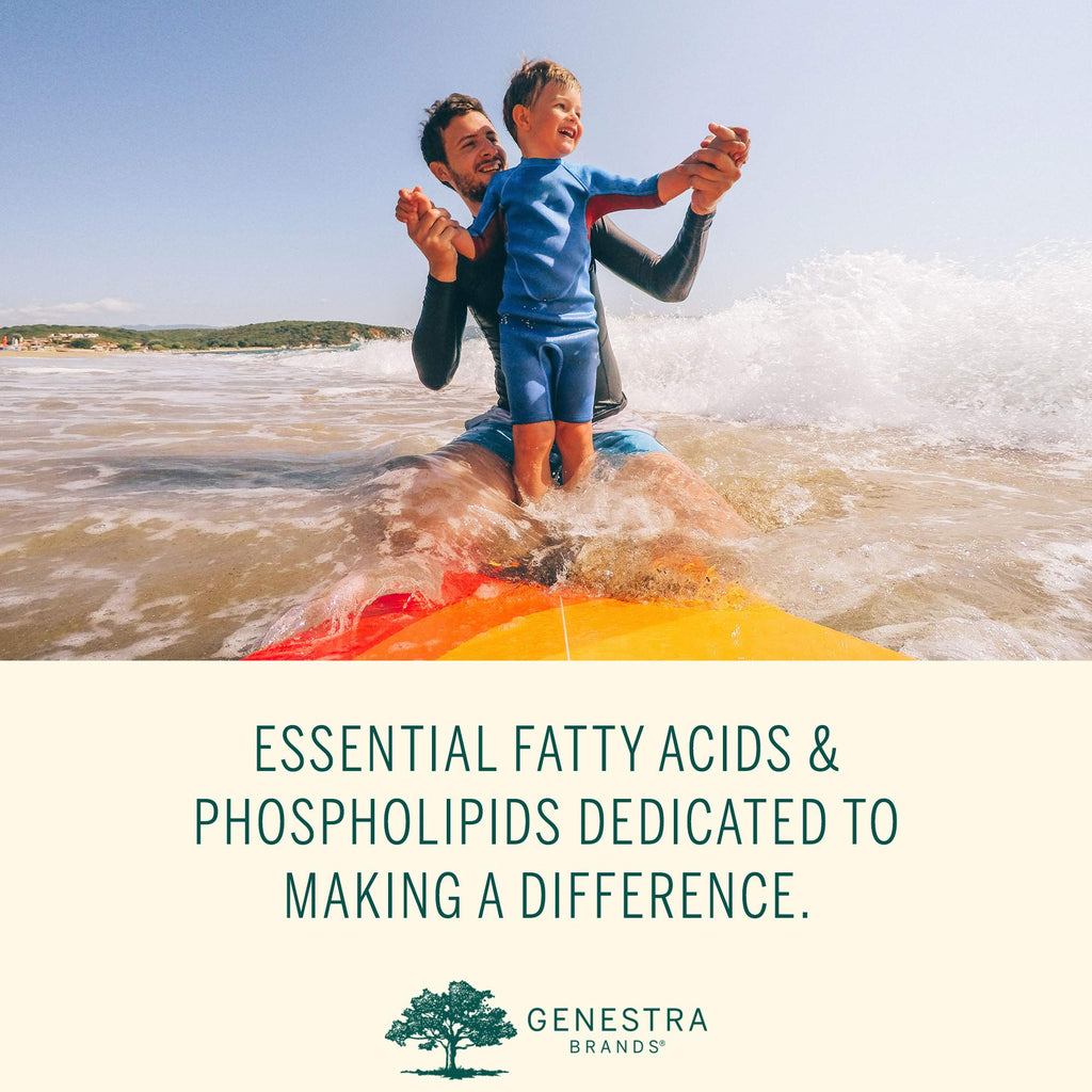 Genestra Brands Super EFA Liquid | Supports Cardiovascular Health, and the Development of Brain, Eyes, and Nerves in Children* | 6.8 Fl Oz | Natural Orange Flavor