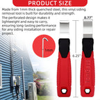 TonGass 2-Pack Vinyl Siding Removal Tool with Extra Long Non-Slip Grip Handle, Steel Blade Vinyl Installation and Removal Tool, The Ultimate Vinyl Siding Zip Tool, Avoid Damaging Vinyl Siding Tool