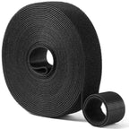 1in x 48ft | Hook and Loop Straps Heavy Duty | Double Sided Self-Gripping Strips | Reusable Multi-Purpose Wrap Roll for Home, Office, Data Center, and More