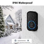 Caregiver Pager, FullHouse Wireless Call Button 1000+ Feet, SOS Alert Nurse Calling Elderly Fall Help System for Patient/Disabled Monitoring at Home, IP55 Waterproof