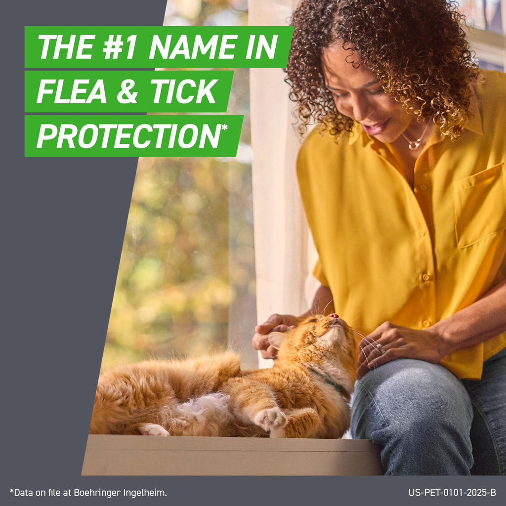 FRONTLINE Plus Flea & Tick Spot Treatment for Cat & Kitten (Green) Count of 3