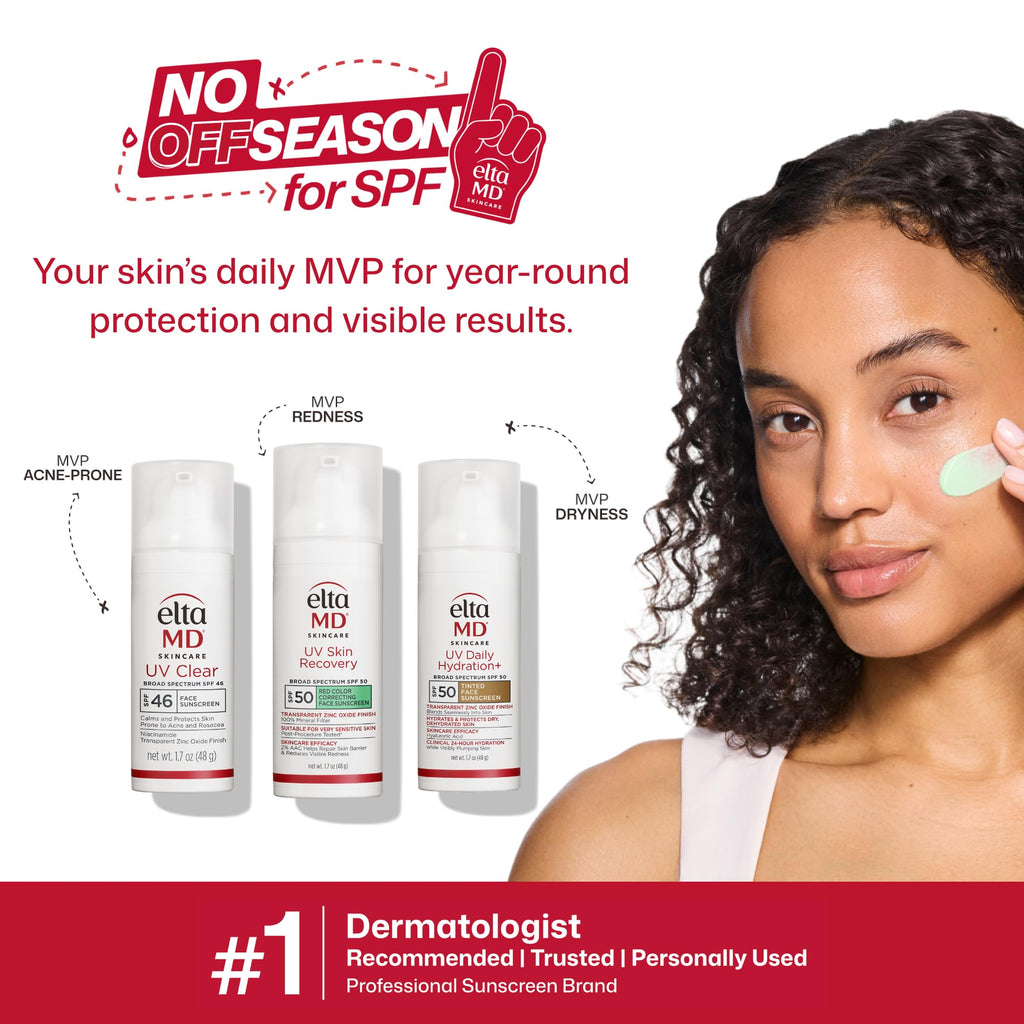 EltaMD UV Daily Tinted Face Sunscreen Moisturizer, SPF 40, 1.7 oz