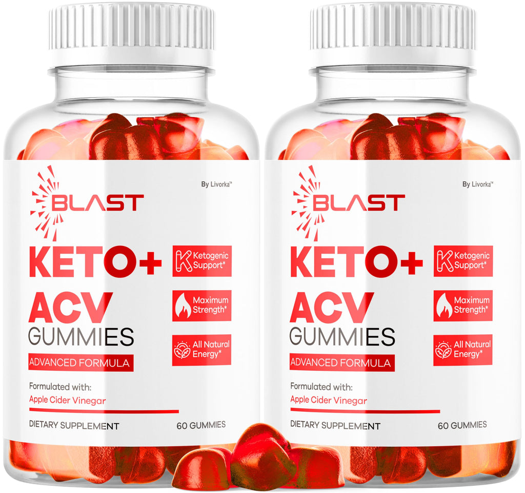 (2 Pack) Blast Keto ACV Gummies - Official Blast Keto ACV Advanced Premium 1050MG Vitamin Gummys, Blast Keto All Natural Apple Cider Vinegar Formula, BlastKeto ACV Review, 120 Gummies for 2 Months