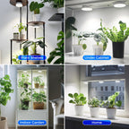 Barrina Orbgrow OG09 Puck Grow Light, 18W(2 x 9W), 5000K, 2 Packs, White