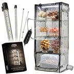 Mushroom Grow Tent with 6500K LED Light & Timer, 4-Tier Shelves
