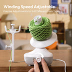 Etcokei Yarn Winder Electric, Auto Compact Cake Winding for Knitting Lovers
