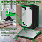 Green Hut 3x3 Grow Tent, 36"x36"x72" Hydroponics Growing Tent