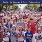250th Anniversary USA Freedom Wind Spinners, Patriotic Pinwheels Red White Blue Decor for 4th of July Memorial Day Yard Lawn Parade Party, 12Pcs America 250 Decorations 1776-2026