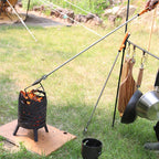 FTH All Stainless Steel Grabber Reacher Pickup Tool Heavy Duty Trash Picker Log BBQ Fireplace pits Snake Tongs