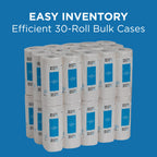 Pacific Blue Select by Georgia-Pacific PRO 2-Ply Perforated Roll Paper Towels, Individually Wrapped, White, 85 Sheets Per Roll, 30 Rolls Per Case, 27385
