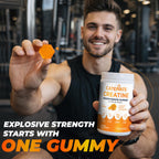 CATENATE Creatine Gummies for Women & Men, 4500MG Creatine Monohydrate Gummies, Great Taste, Muscle Strength, Endurance & Recovery Support, Vegan, Gluten-Free, Non-GMO, 90 Count (Orange)