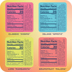 Recess Zero Proof Craft Mocktails, Alcohol Free Drinks, With Adaptogens, Non-Alcoholic Beverage Replacement, Mixer, Celebration, Party, (Happy Hour Sampler, 12oz, Pack of 12)