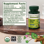 Banyan Botanicals Organic Healthy Kapha – Warming & Invigorating Herbal Supplement – Supports Systemic Movement, Physical Energy & Circulation – 90 Tablets – USDA Organic