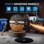 S SATC Die Grinder Cut Off Wheel 9 Inch 25PCS Cut Off Wheels Fit Angle Grinder Air Tool 9” x .075” x 7/8”