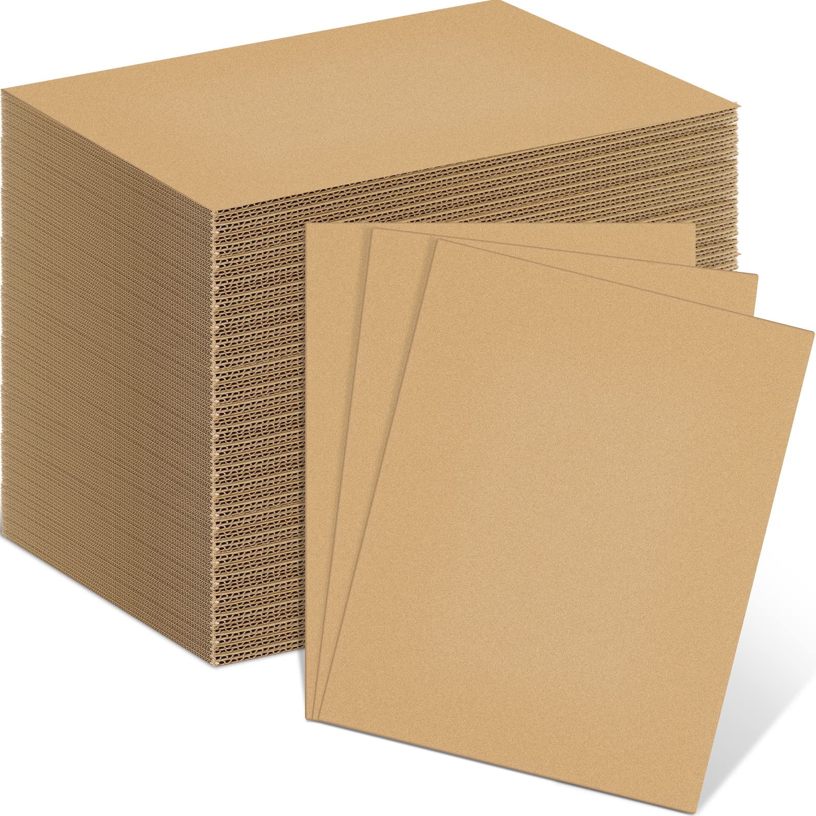Henoyso 110 Pack 11 X 8.5 Inch Brown Cardboard Sheets
