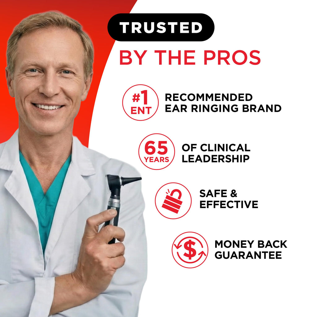 Lipo Flavonoid Ear Ringing - Doctor-Recommended for Ringing Ears – Clinically Proven Lemon Bioflavonoid Complex with Vitamins C, B1, B2, B6, B12, & Calcium - 500 Caplets