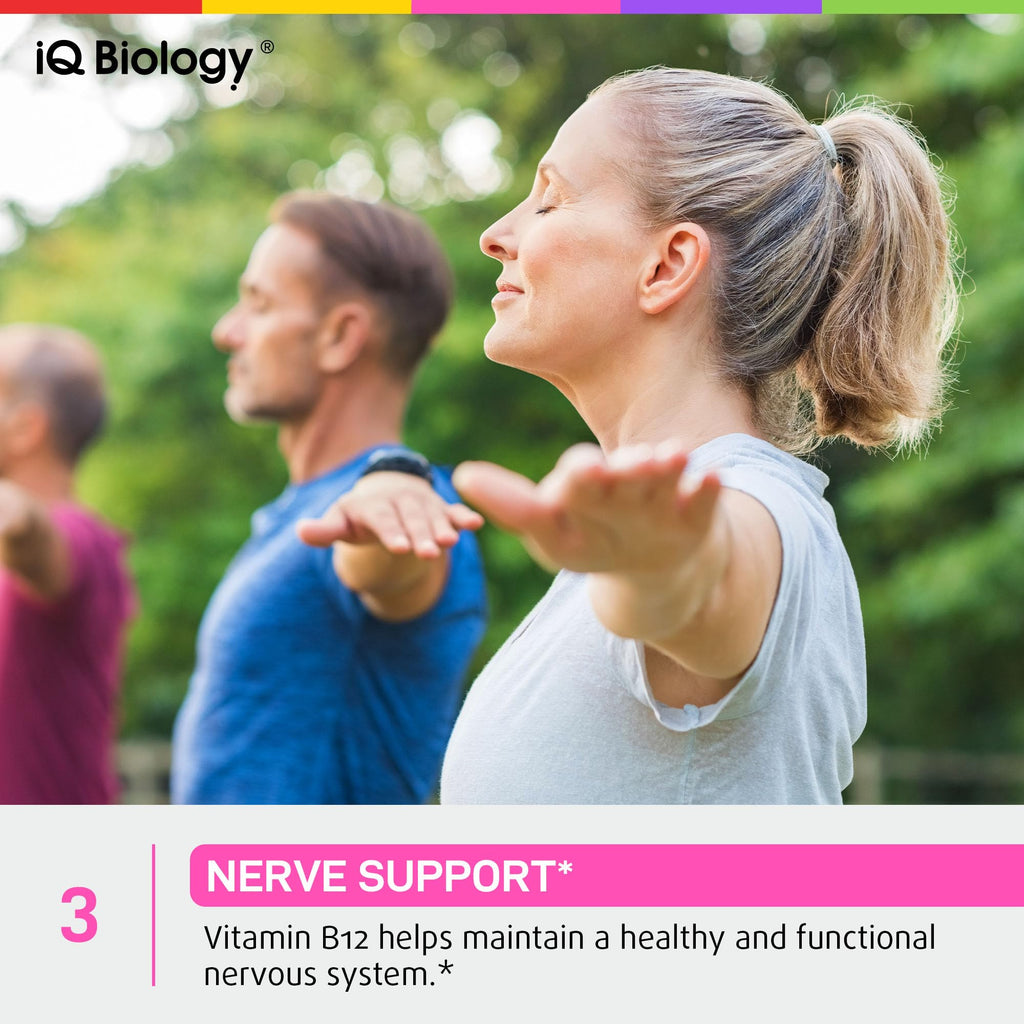 Organic Vitamin B12 Liquid Drops - Sublingual Methylcobalamin 5000 mcg - Methylated B-12 Active Coenzyme Form - Energy & Nerve System Support - Vegan Vit B 12 - USA Made - Berry Flavor - 60 servings