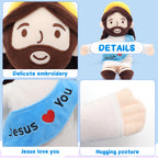 Yelakey Jesus Plush Doll,Jesus Stuffed Plushie for Kids Easter Christmas
