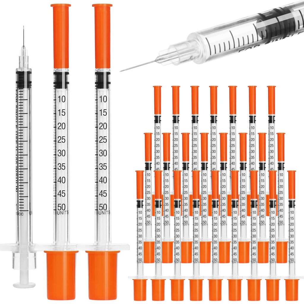 U-100 0.5ml syringes with 30G needle - 30 gauge 5/16 inch syringe