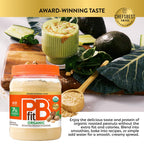 PBfit Organic Peanut Butter Powder 30 Oz, Peanut Spread with 7g Protein