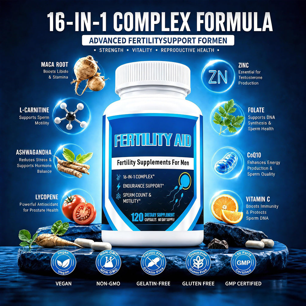 Ulvara Male Fertility Supplements, Pre Conception Fertility Supplements for Men with CoQ10, Maca Root, Zinc, Mens Prenatal Vitamins for Optimal Sperm Count Motility & Load Volume, 120 Capsules