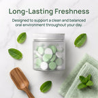 LINELLE Fresora Oral Probiotics, with K12 & M18, Sugar-Free Mint Tablets for Daily Oral Balance & Clean Mouthfeel