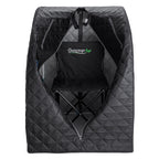 Durasage Lightweight Portable Personal Steam Sauna Spa for Relaxation at Home, 60 Minute Timer, 800 Watt Steam Generator, Chair Included (Black)