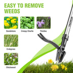 WORKPRO Weed Puller Tool with Long Adjustable Handle (33", 46")