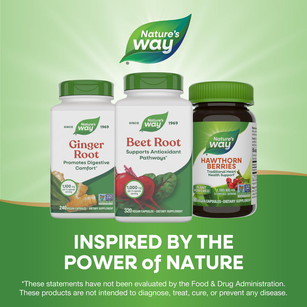 Nature's Way Beet Root Capsules,Supports Antioxidant Pathways*,Helps Neutralize Free Radicals*,1000 mg per 2-Capsule Serving,Vegan,(Packaging May Vary),320 Count (Pack of 2)