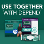 Depend Fresh Protection Adult Diapers, Incontinence Underwear for Men, Disposable, Maximum, Small/Medium, Grey, 80 Count (2 Packs of 40), Packaging May Vary
