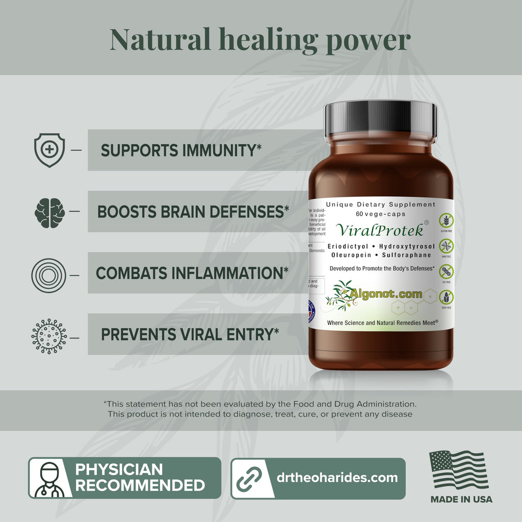Algonot ViralProtek® Vegan Supplement 60 caps, Immune Support