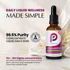 Spermidine Liquid Drops — 99.5% Pure | Double-Potency 40 mg | Cellular Renewal & Healthy Aging Support | Organic Peppermint Flavor | Pure Bioavailable Polyamine Supplement — 2 fl oz