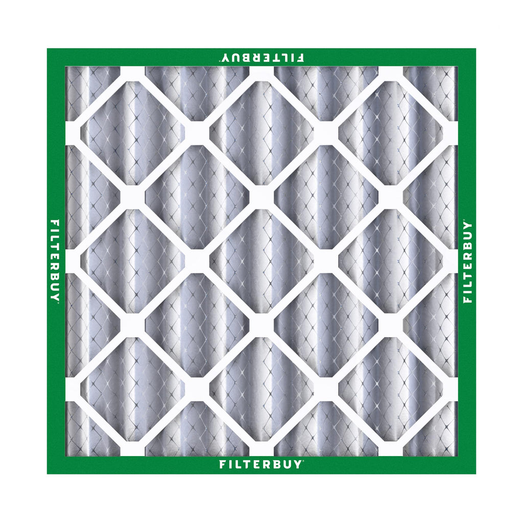 Filterbuy 20x20x4 Air Filter MERV 8 Essential Dust & Allergy Defense (1-Pack), Electrostatic Pleated HVAC AC Furnace Filters Replacement, Made in USA (Actual Size: 19.50 x 19.50 x 3.63)
