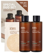 ACWELL Licorice pH Balancing Korean Toner for Cleansing - Alcohol-Free PH5.5 Hydrating Facial Astringent -Skin Clarifying & Hydration Boosting Toner, 5.07 fl.oz. 2 Pack