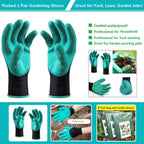 Standard 2-Pack 32 Gallon Lawn Garden Bags Big (D18,H30 in) Yard Waste Bags W/Gardening Gloves for Leaf Bag,Grass Clippings,Yard Debris Bin,Camping Trash Container,Recycling Bin,Laundry Bag 4 Handles
