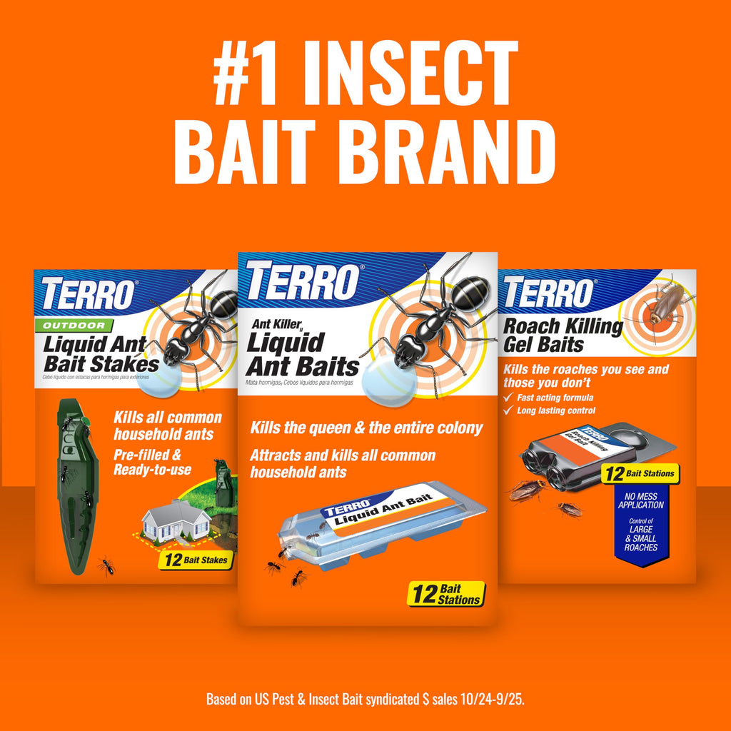 TERRO Perimeter Outdoor Ant Bait Plus, 2-Pack, 2 lb Shaker Canisters