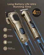 VGRPRO Hair Clippers for Men Professional, Cordless Clipper and Trimmer Set
