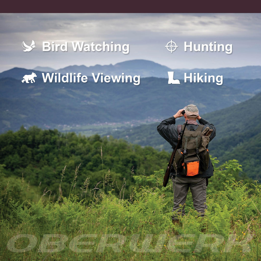 Oberwerk 10x50 Explore Binoculars - Compact & Lightweight Binoculars for Adults | Bird Watching, Hiking, & Outdoor Use | Wide 6.0° FOV | Fully Multi-Coated & Waterproof | Includes Case & Neck Strap