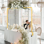 Over The Table Rod Stand with Clamps Gold Table Balloon Arch Frame