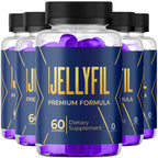 (5 Pack) Jellyfil Gummies - Official Jellyfil Gummys with All Natural Ingredients, Advanced JellyFil Maximum Strength Vitamins Formula for Wellness & Overall Health Support, 300 Gummies for 5 Months