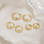 Degerde Gold Hoop Earrings for Women 14K Gold Earrings for Women