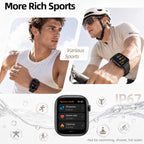 Smart Watch for Women Men, Answer/Make Call, 1.83"HD Touchscreen, 2 Bands