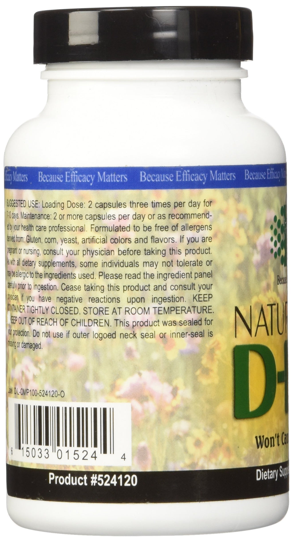 Ortho Molecular Product Natural D-Hist - 120 Capsules