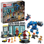 LEGO Marvel Iron Man’s Laboratory: Hall of Armor Building Toy - Marvel Superhero Toy for Kids, Boys and Girls, Ages 8+ - with Minifigures and a Mech - Gift Idea for Birthdays - 76315