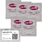Lalvin RC-212 Wine Yeast (5 Pack) - Make Wine Cider Mead Kombucha At Home - 5 g Sachets - Saccharomyces cerevisiae - Sold by CAPYBARA Distributors Inc.