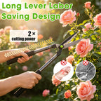 Hedge Shears,30" Hedge Clippers with Sharp Blades Lightweight Garden Scissors for Trimming Bushes Shrubs Manual Plant Shears Gardening Tools with Comfortable Handle for Gardening Landscape Care