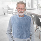 RAXIFU 4 Pack Adult Bibs for Men and Women, Adult Bibs for Elderly,Towel bib for Special Needs Adults