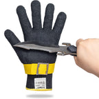 Schwer ANSI A9 Cut Resistant Glove, Food Grade Stainless Steel wire Mesh Metal Gloves, Knife Cutting Gloves for kitchen Mandoline Slicing Butcher Meat Cutting Oyster Shucking Fish Fillet（L, 1 PCS）